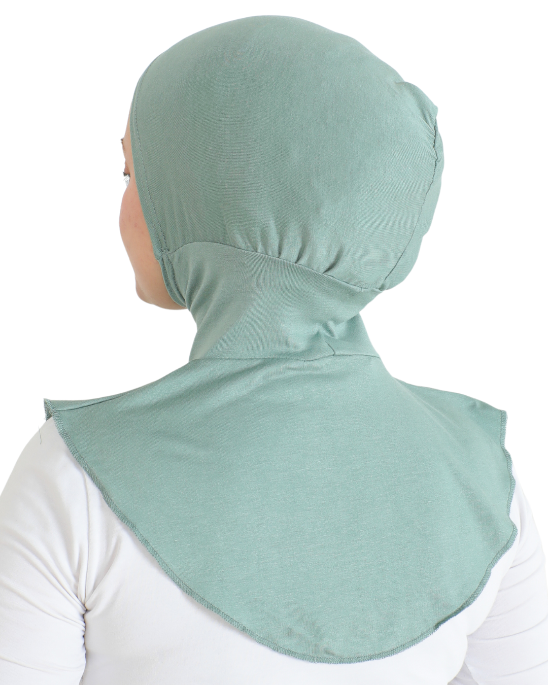 Sport Hijab With Neck Collar - Black
