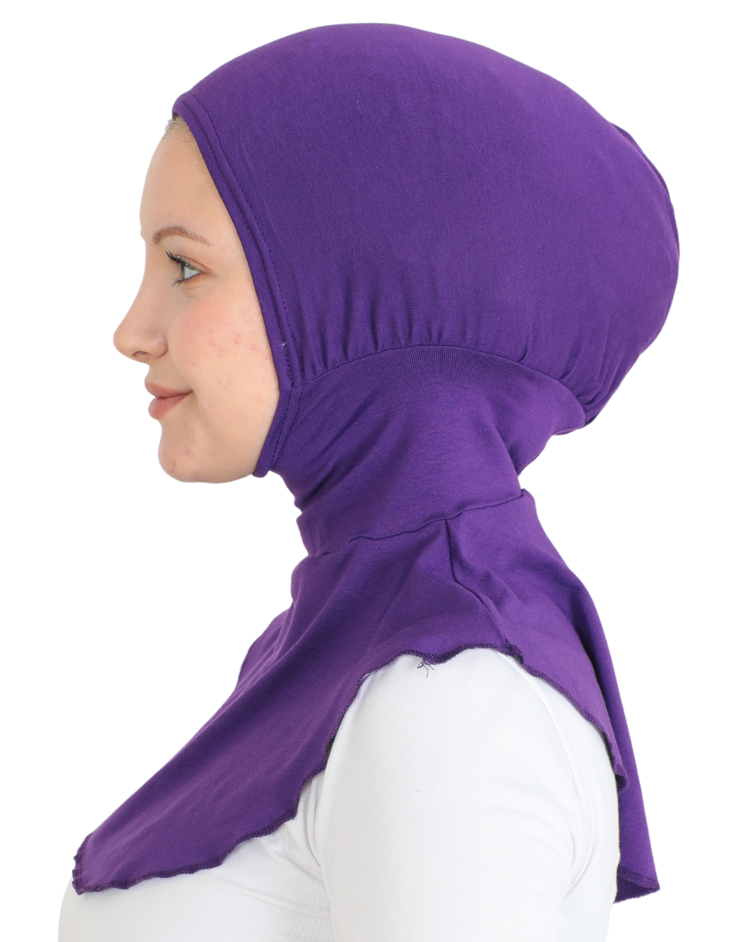 Sport Hijab With Neck Collar - Black