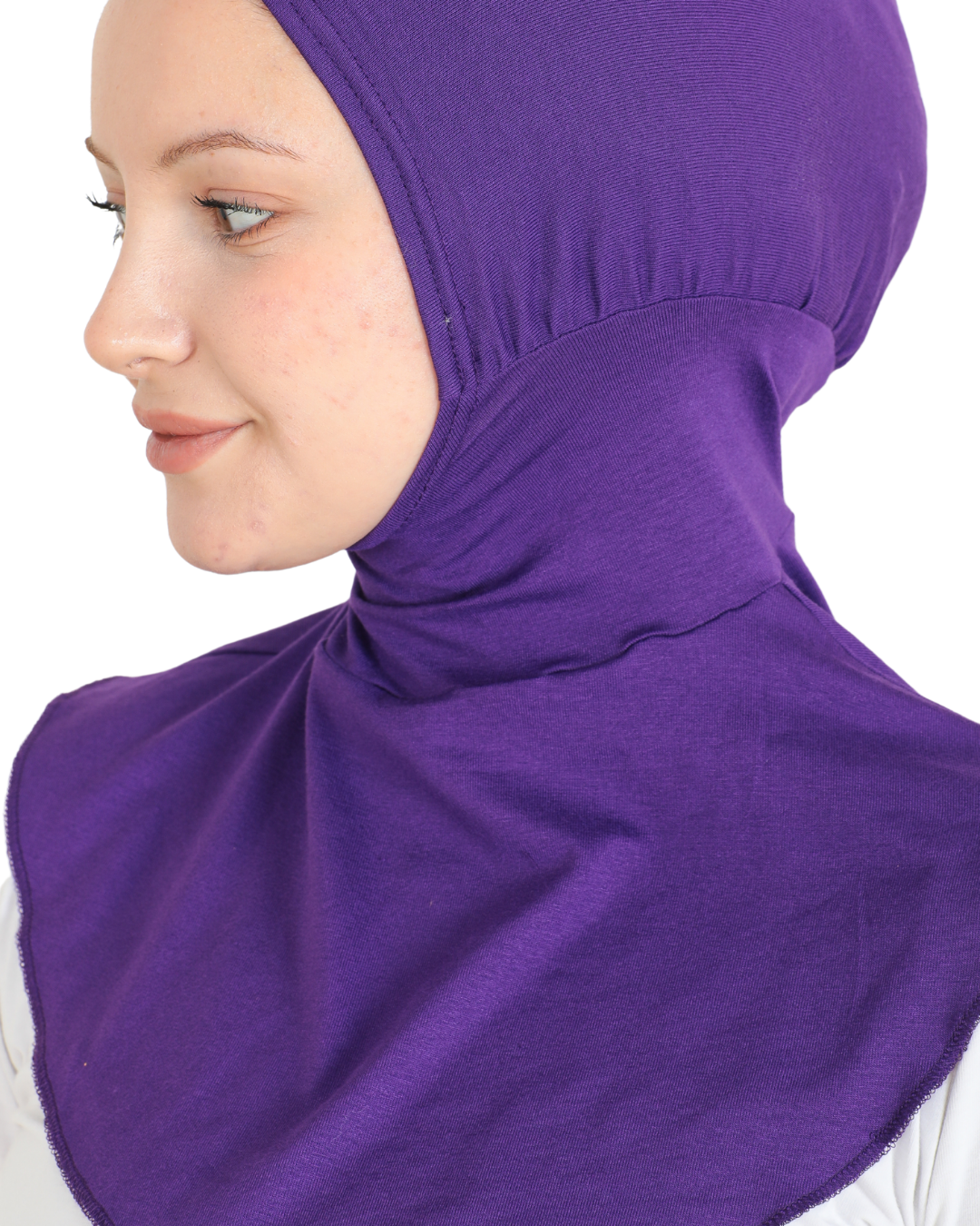 Sport Hijab With Neck Collar - Black