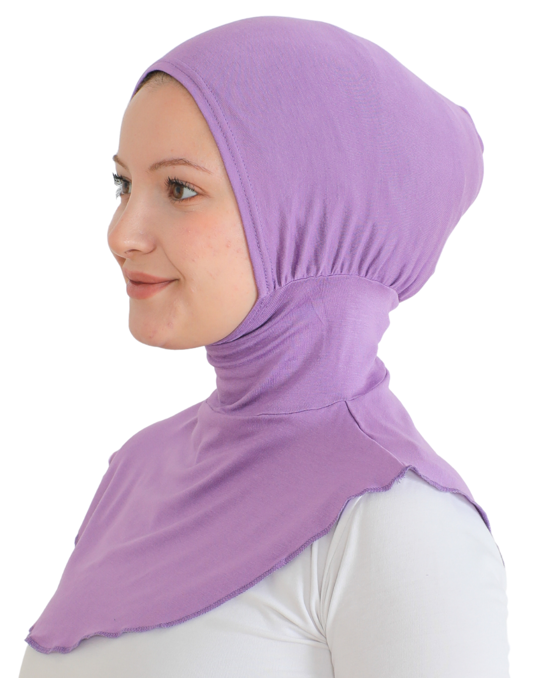 Sport Hijab With Neck Collar - Black