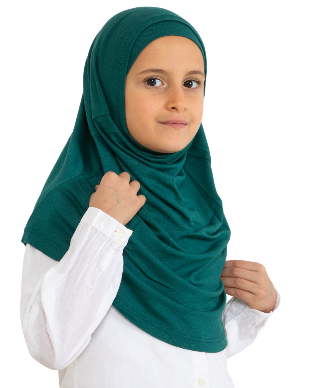 Easy To Wear Hijab For Girls - White