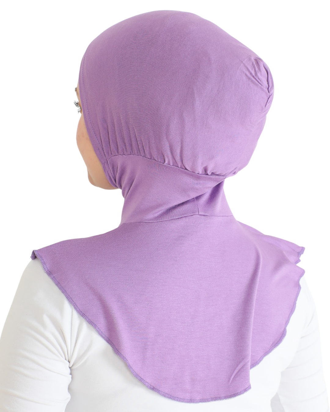 Sport Hijab With Neck Collar - Black