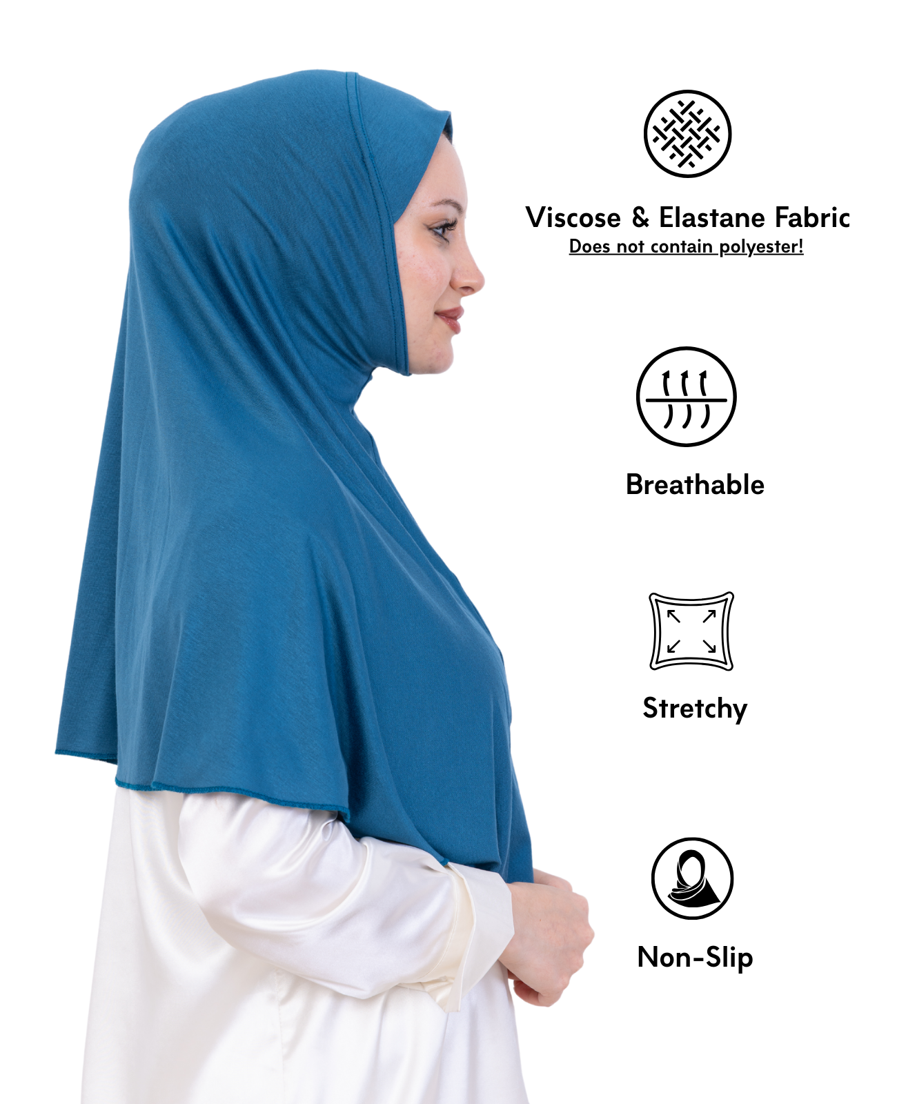 Ready Hijab One Piece Flat