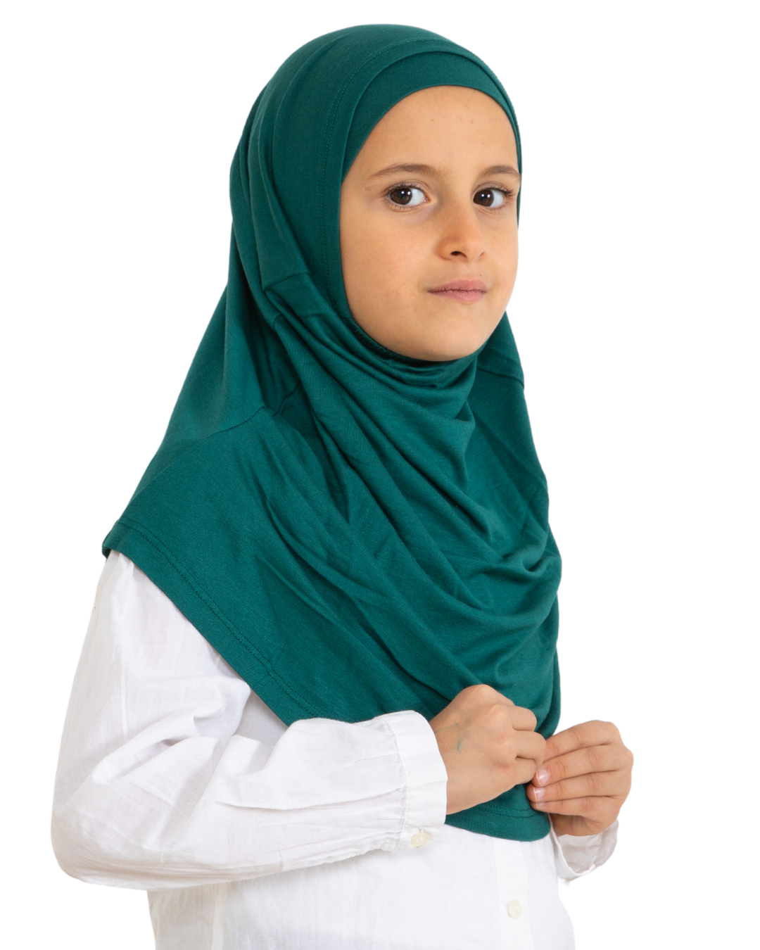 Easy To Wear Hijab For Girls - White