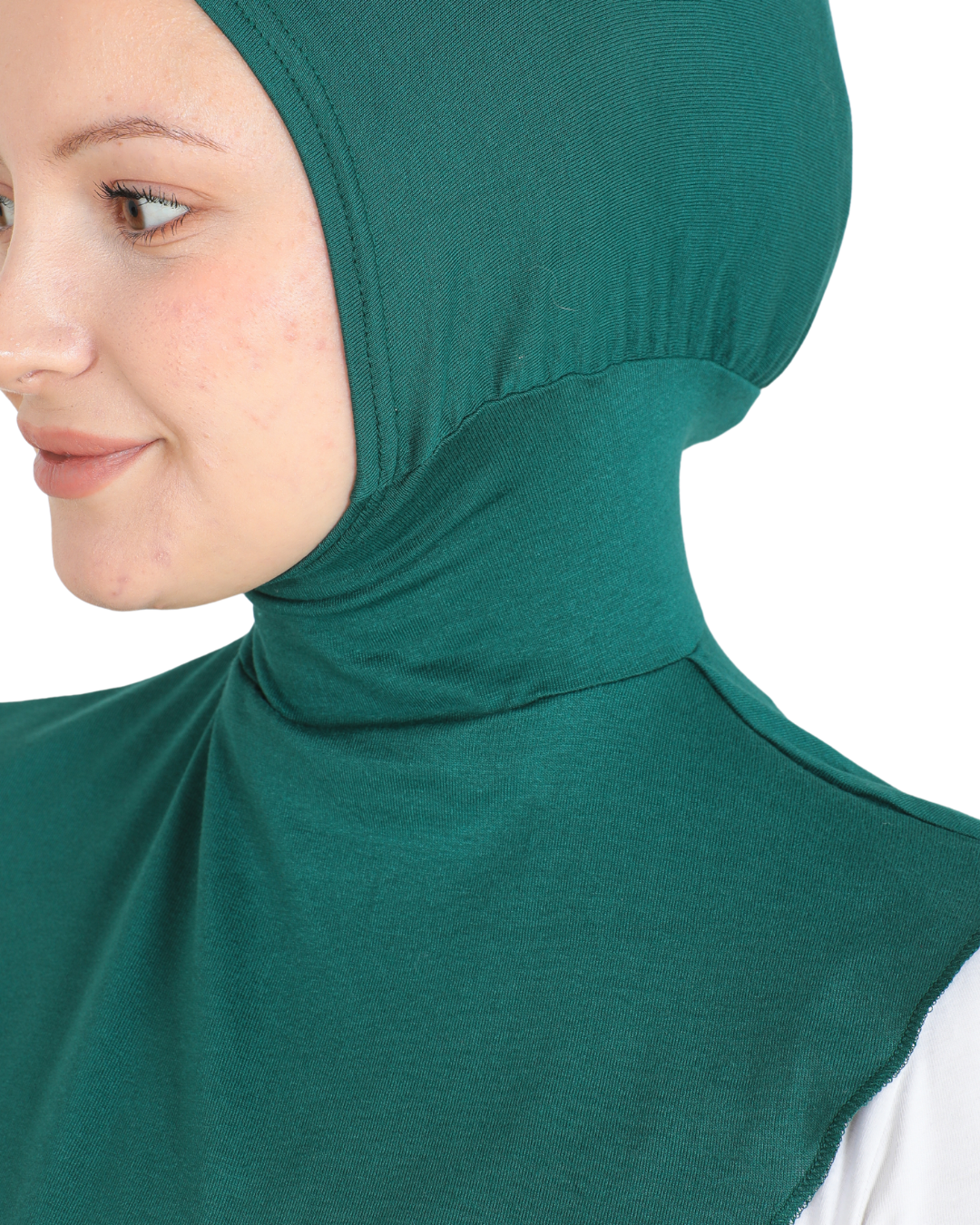 Sport Hijab With Neck Collar - Black