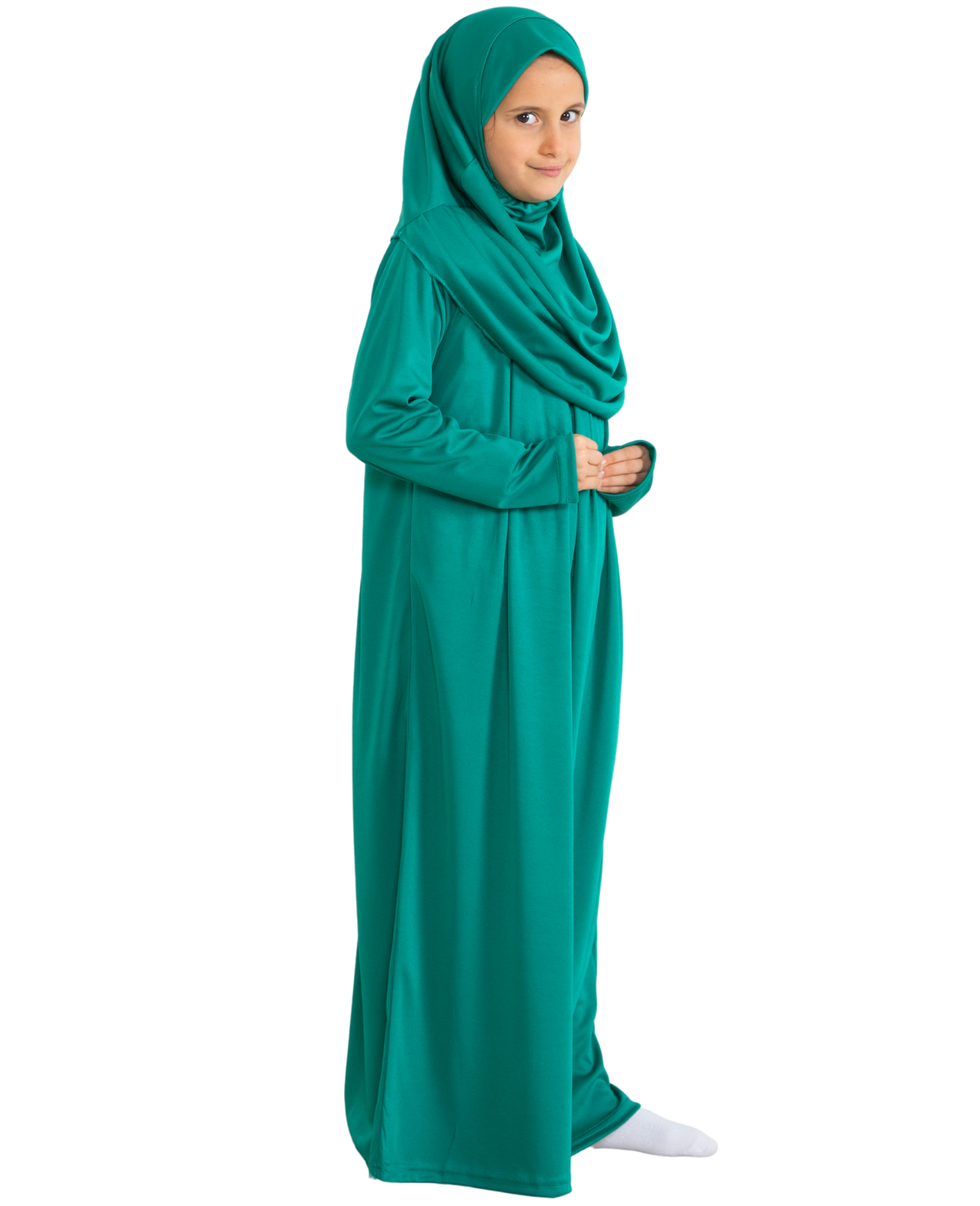 Dress For Girls With Hijab - Black