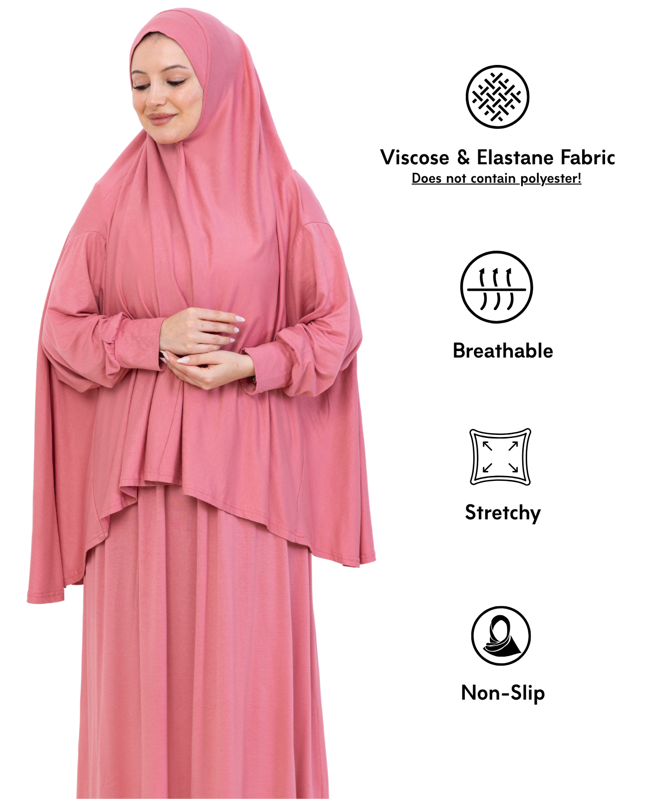 Two Piece Prayer Dress Set Viscose