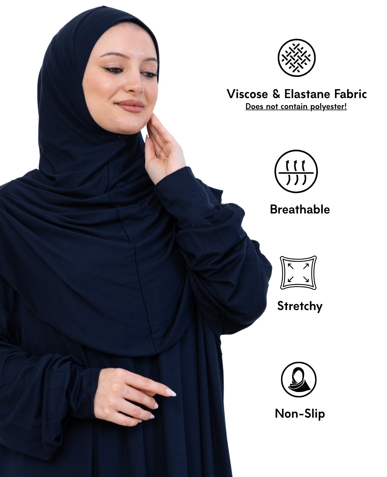 One Piece Prayer Dress Set Viscose