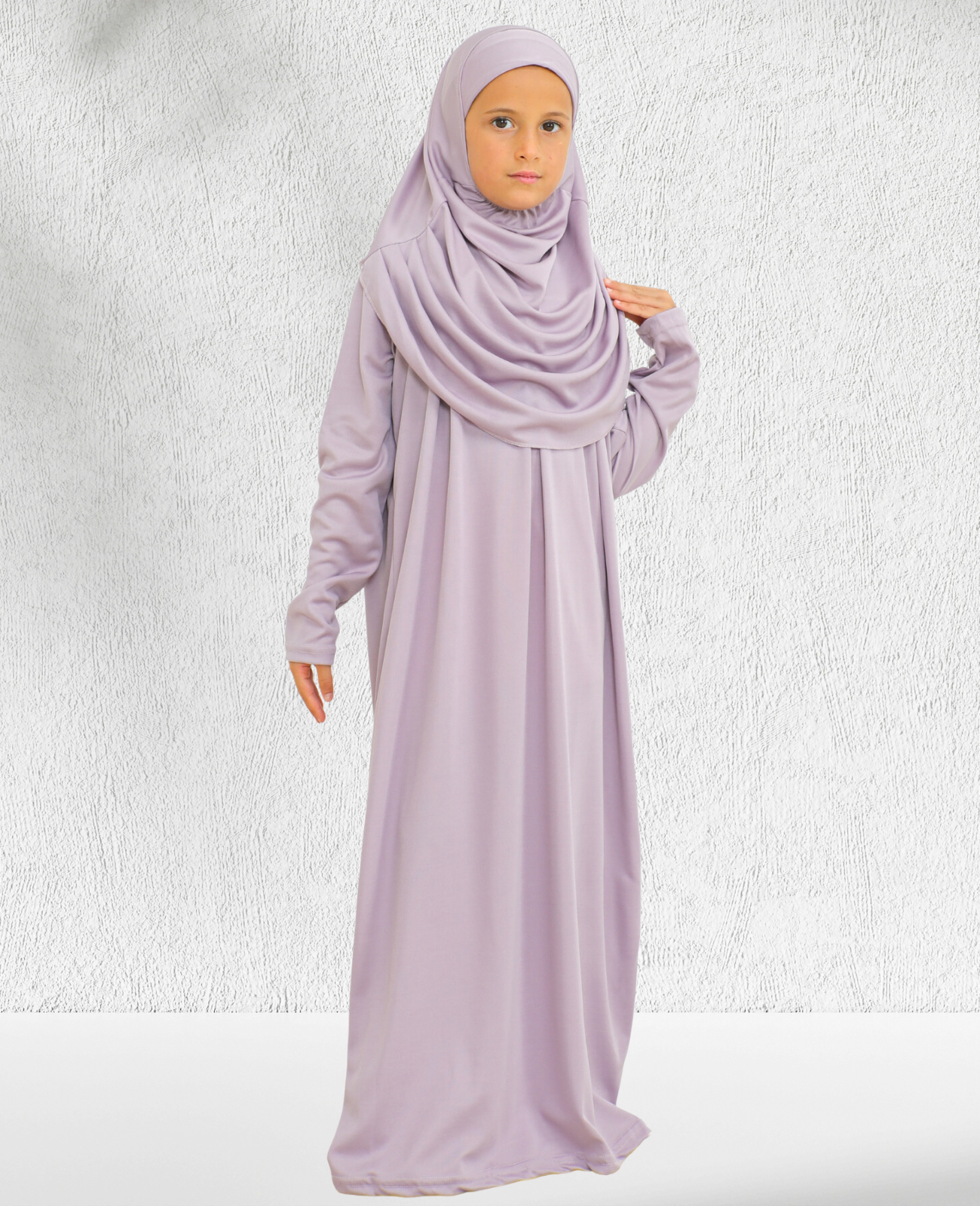 Dress For Girls With Hijab - Black
