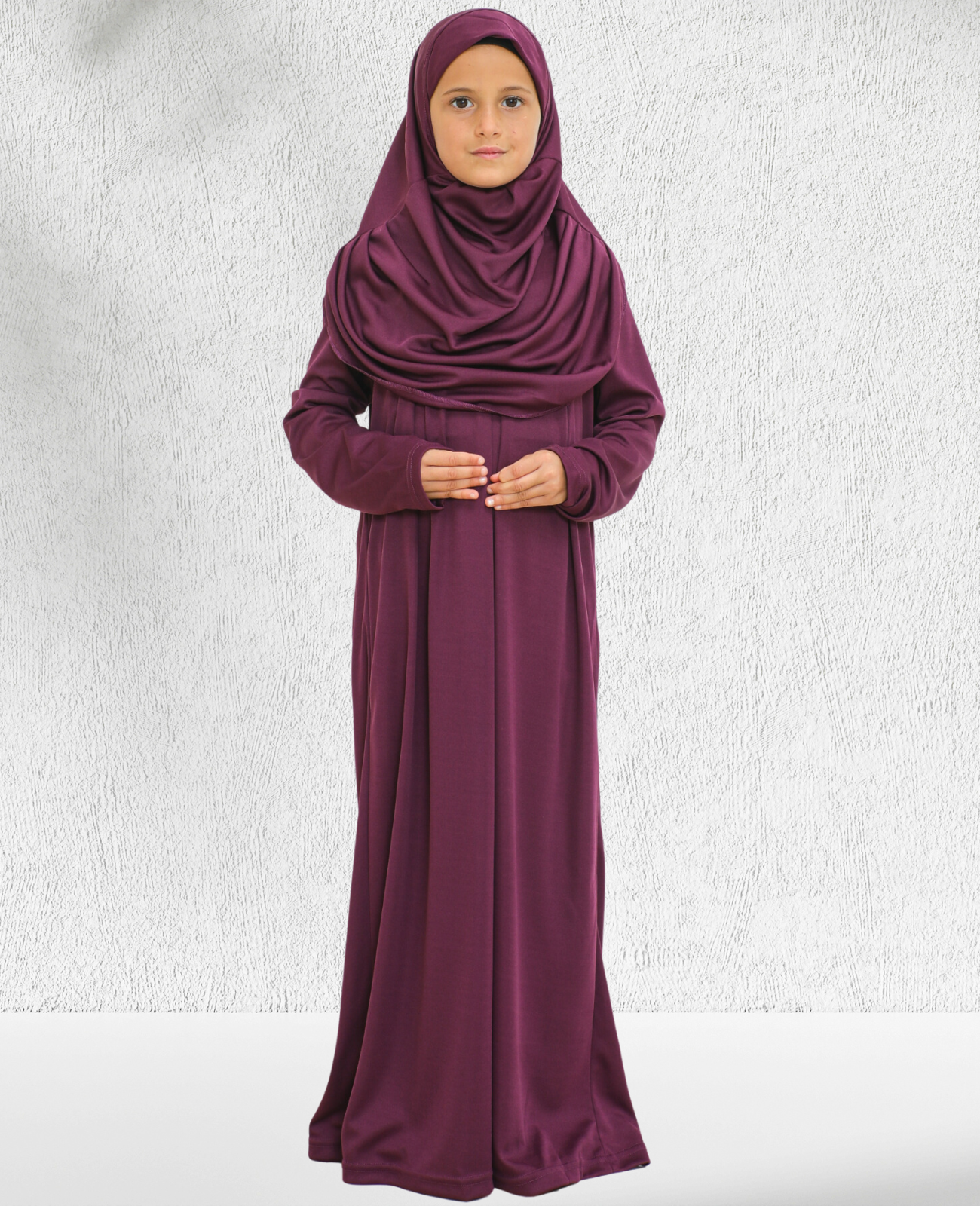 Dress For Girls With Hijab - Black