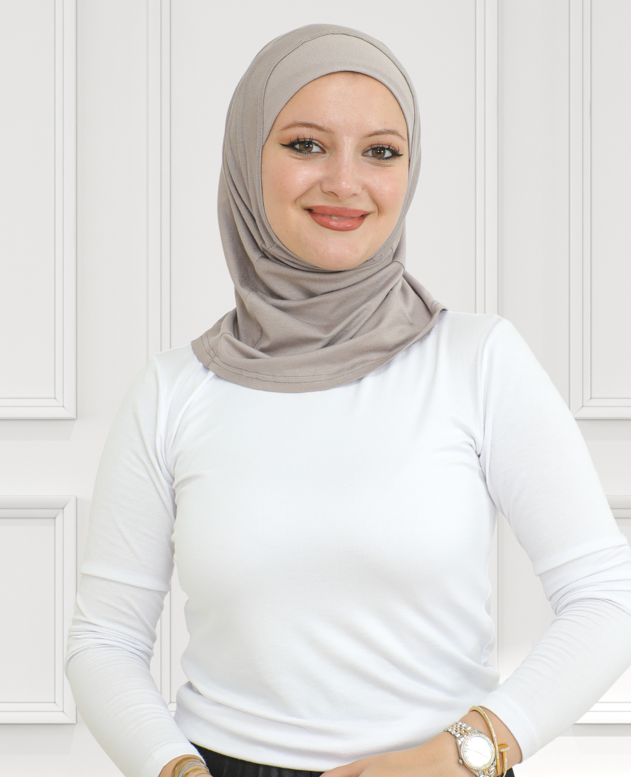 Sport Instant Hijab - Beige