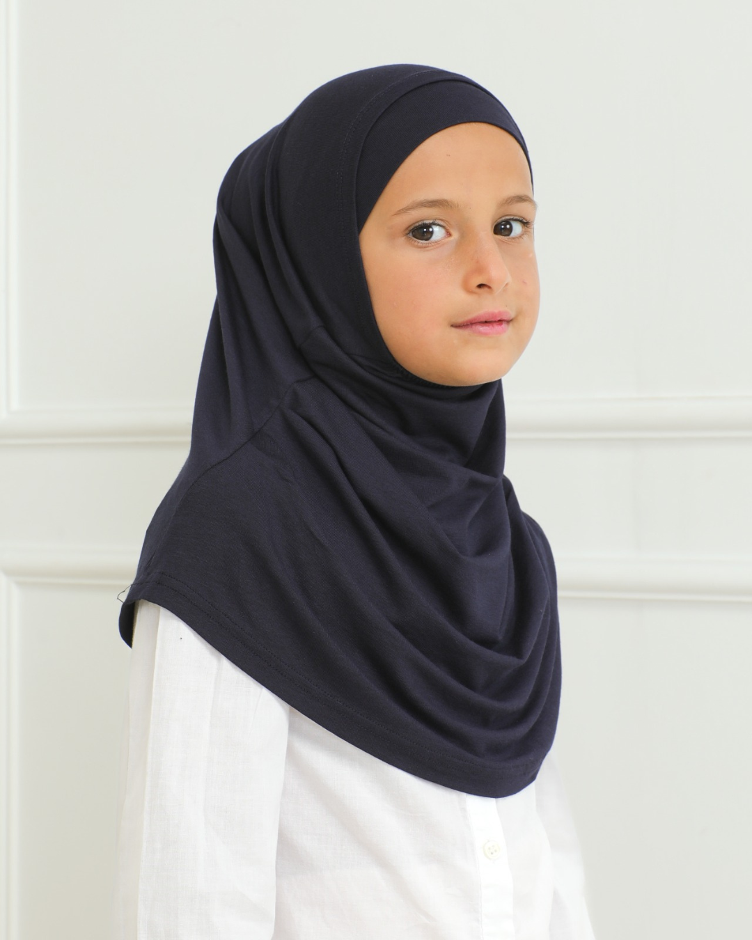 Easy To Wear Hijab For Girls - White
