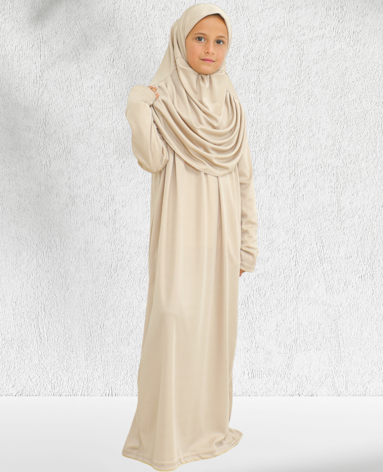 Dress For Girls With Hijab - Black