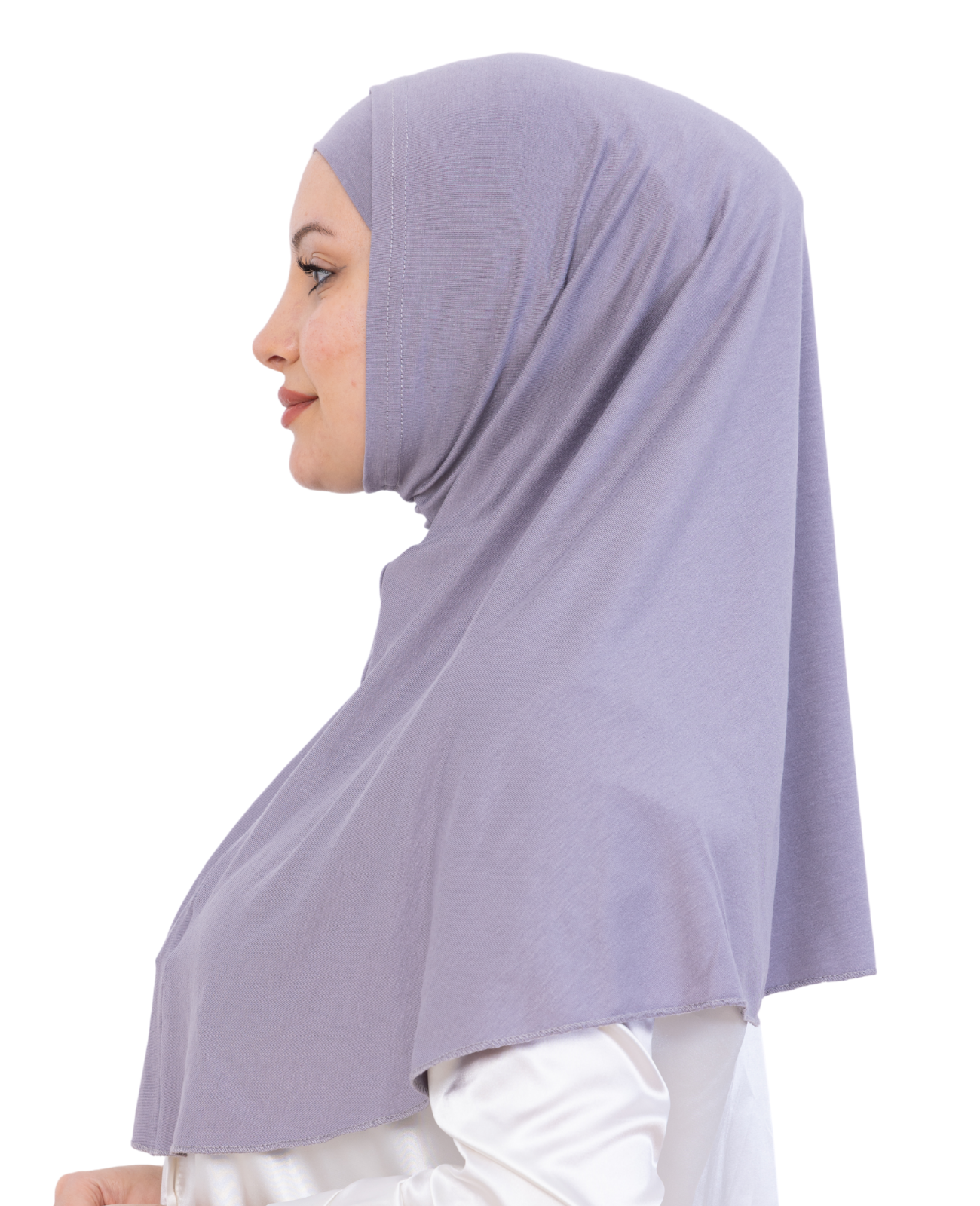 Instant Hijab With Cap Non Pleated - Black