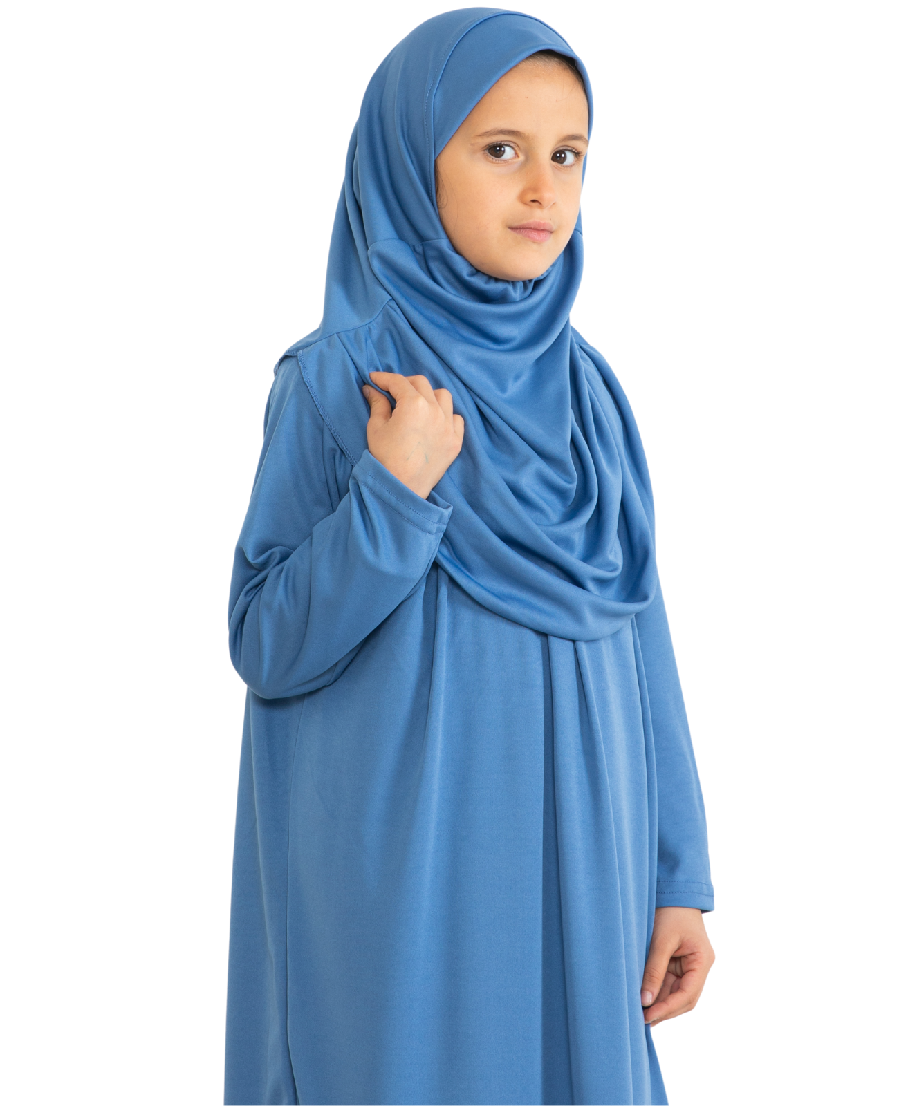 Dress For Girls With Hijab - Black