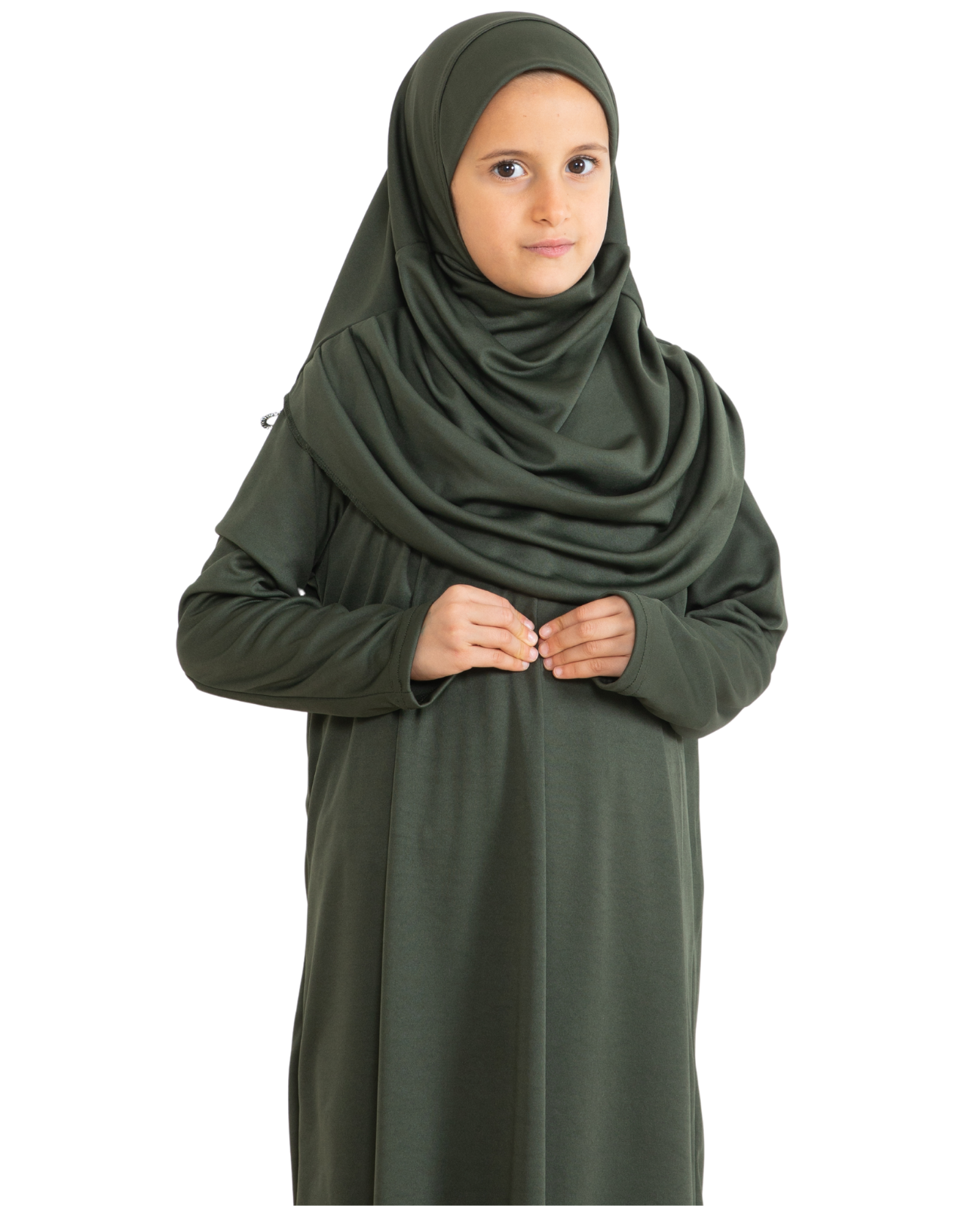 Dress For Girls With Hijab - Black