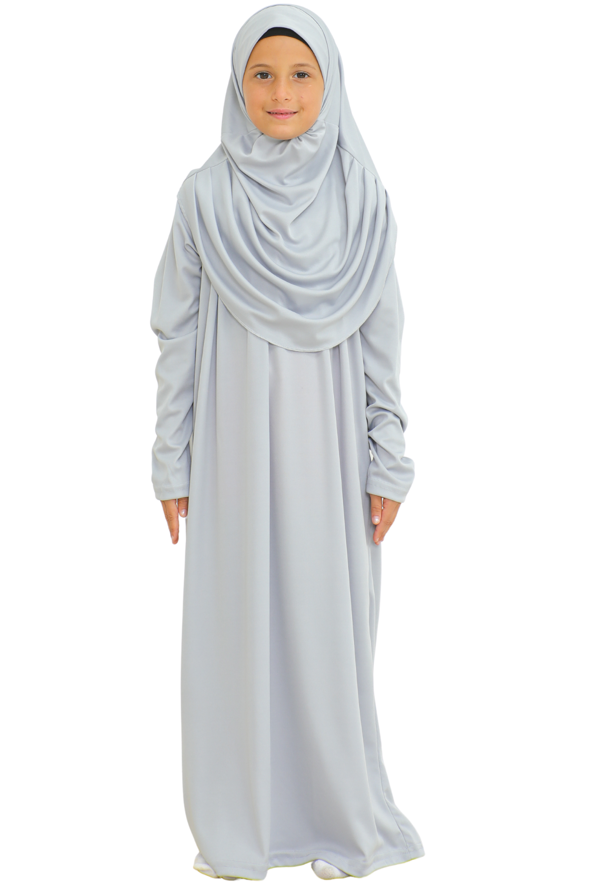 Dress For Girls With Hijab - Black
