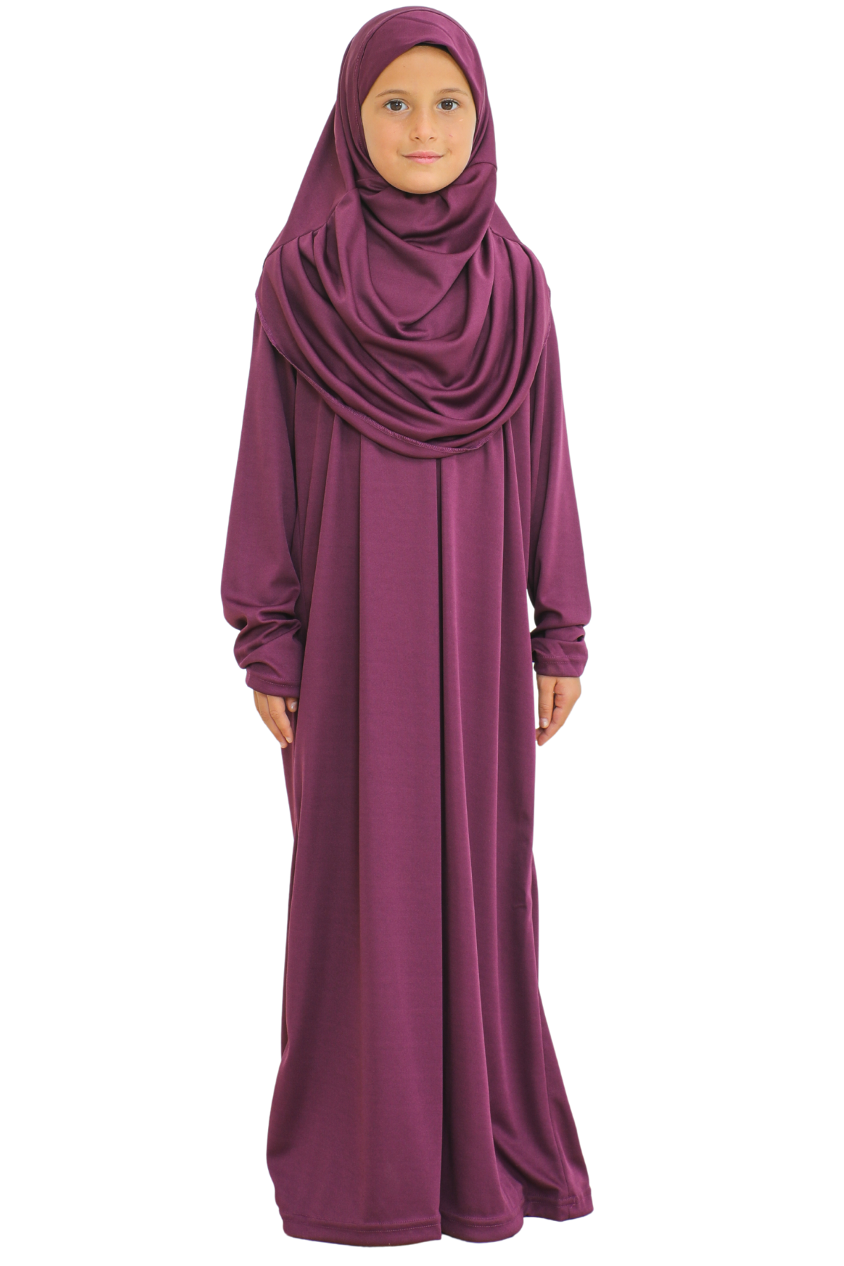 Dress For Girls With Hijab - Black