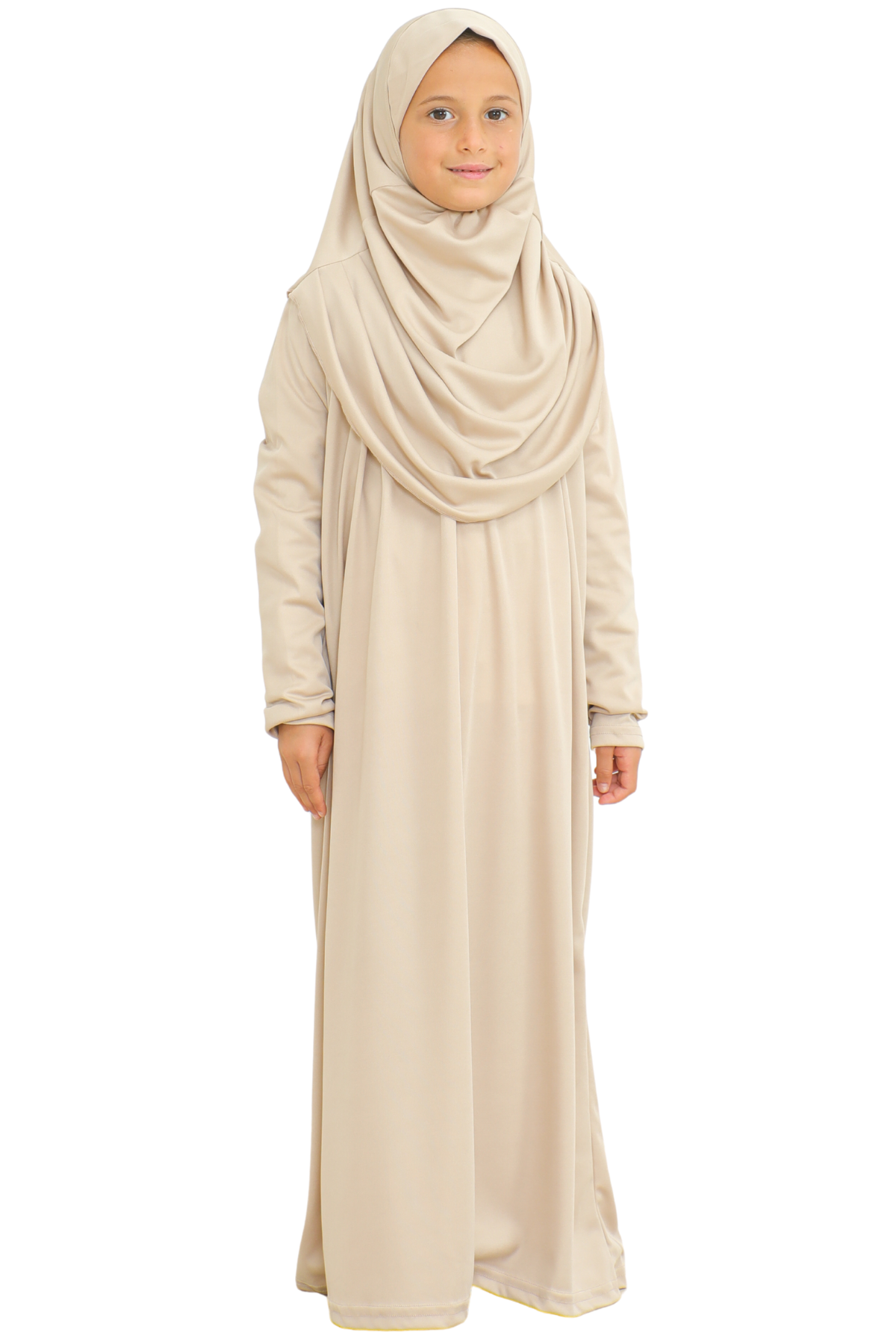 Dress For Girls With Hijab - Black