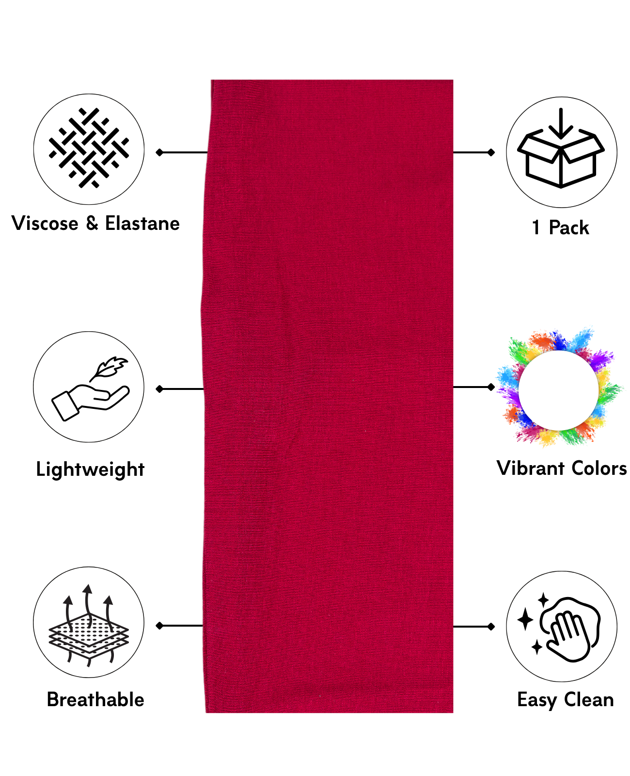 Hijab Non-Slip Headband
