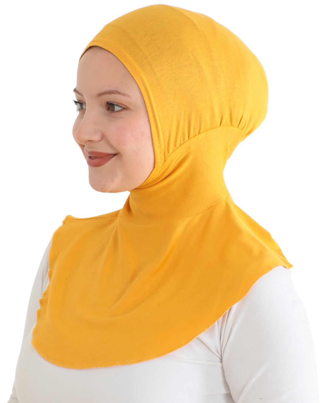 Sport Hijab With Neck Collar - Black