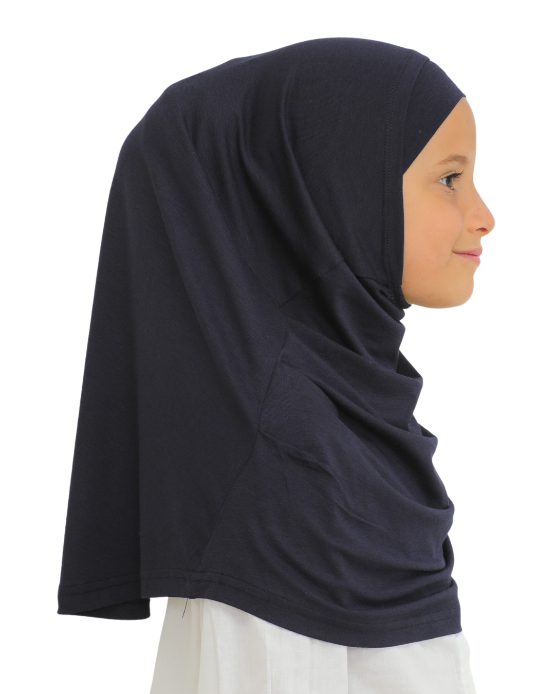 Easy To Wear Hijab For Girls - White