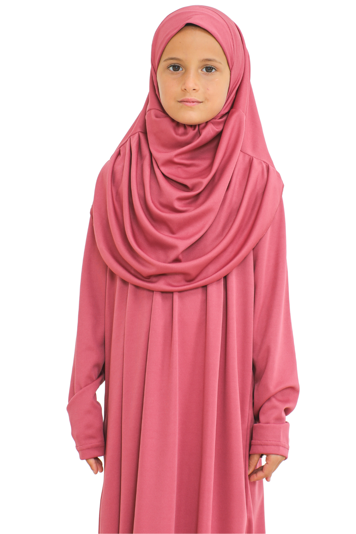 Dress For Girls With Hijab - Black