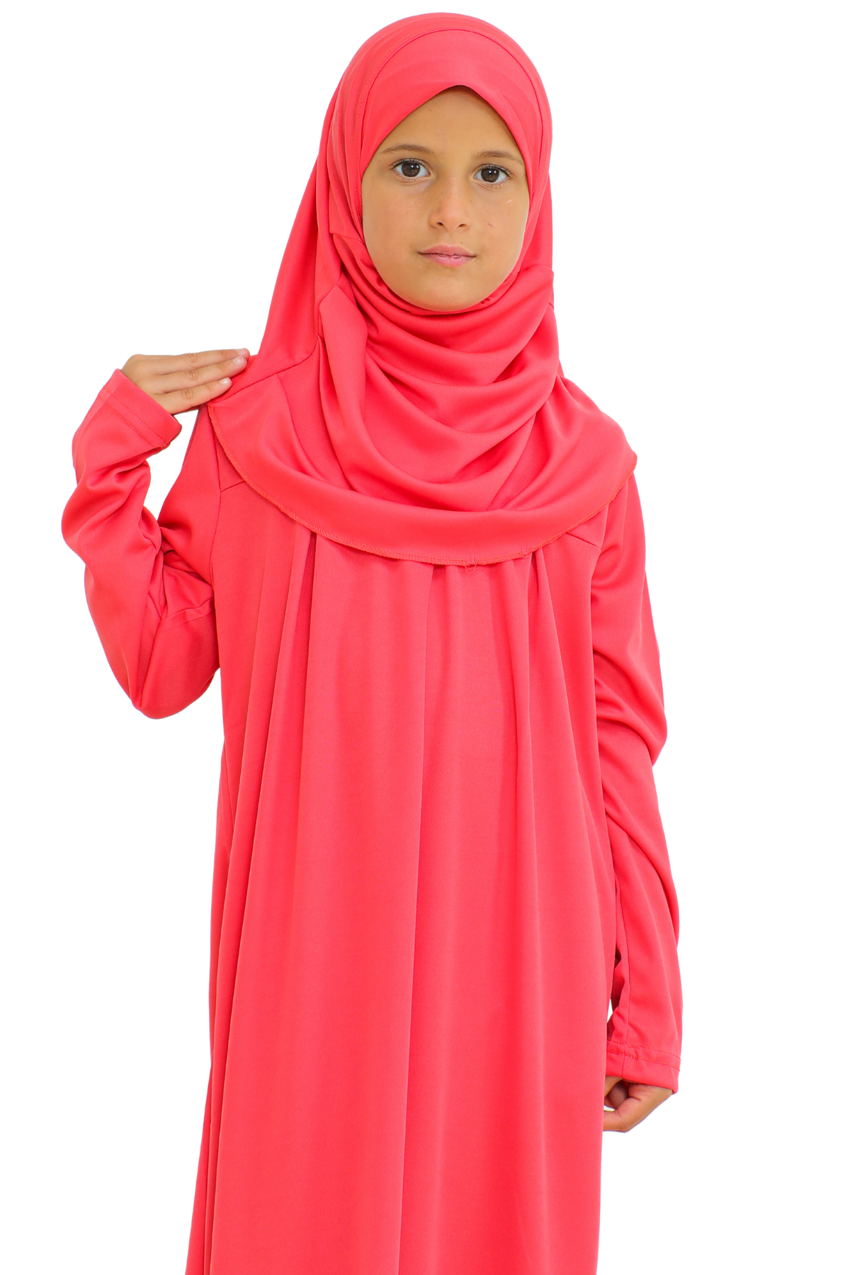 Dress For Girls With Hijab - Black