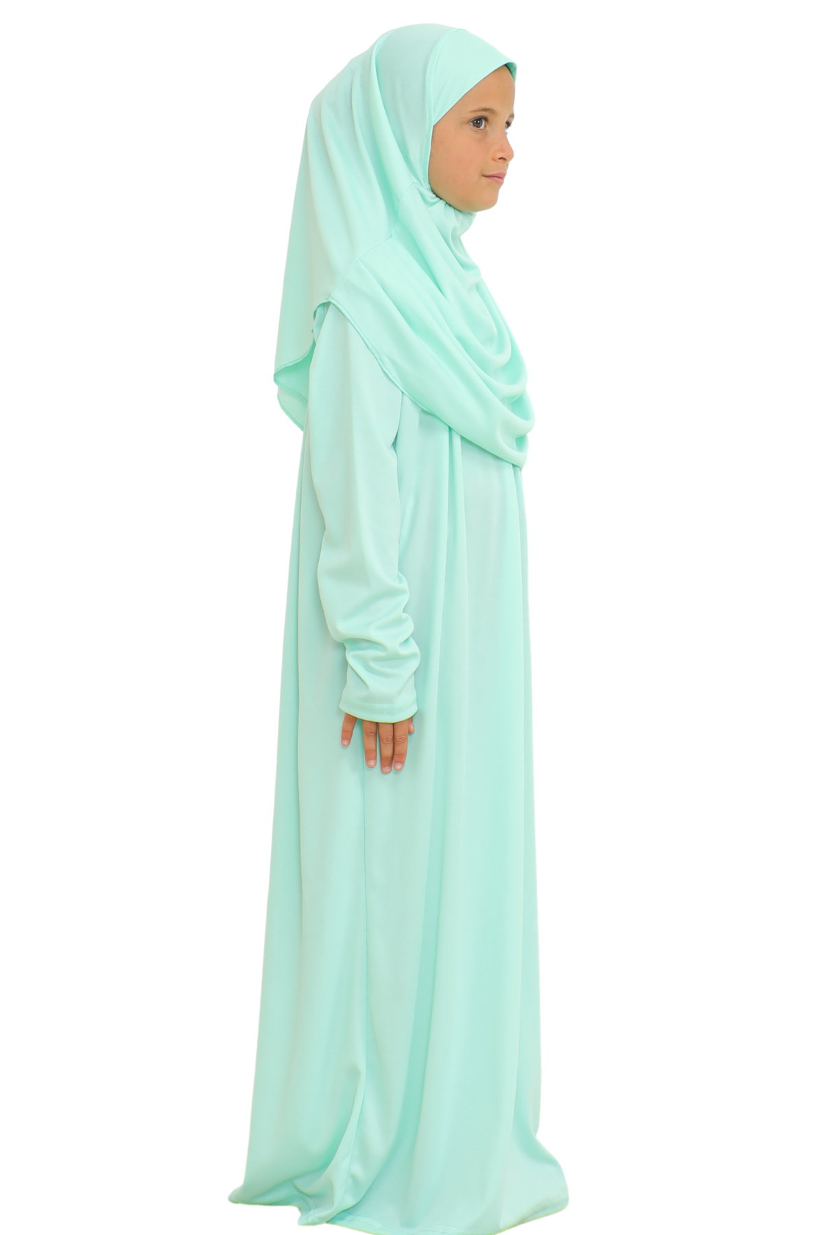 Dress For Girls With Hijab - Black