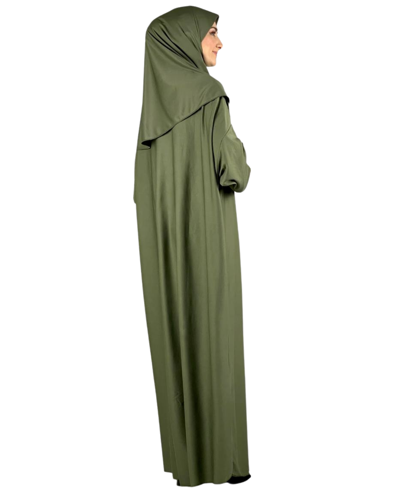 Gebetskleidung für Frauen mit Hijab, muslimische Outfits, lange Robe, Abaya, türkische islamische Kleider, Dubai, Kaftan mit Rosenkranz
