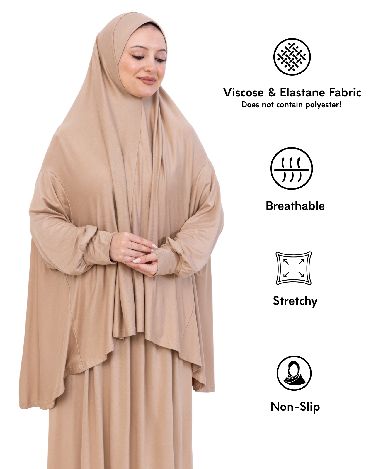 Two Piece Prayer Dress Set Viscose