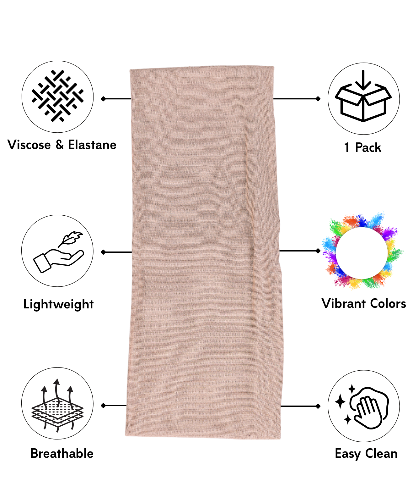 Hijab Non-Slip Headband
