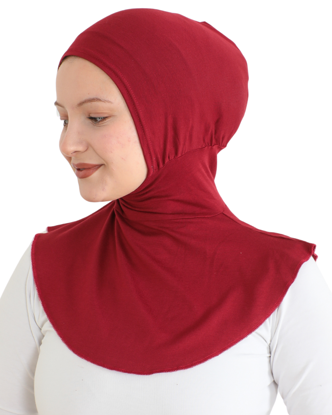 Sport Hijab With Neck Collar - Black