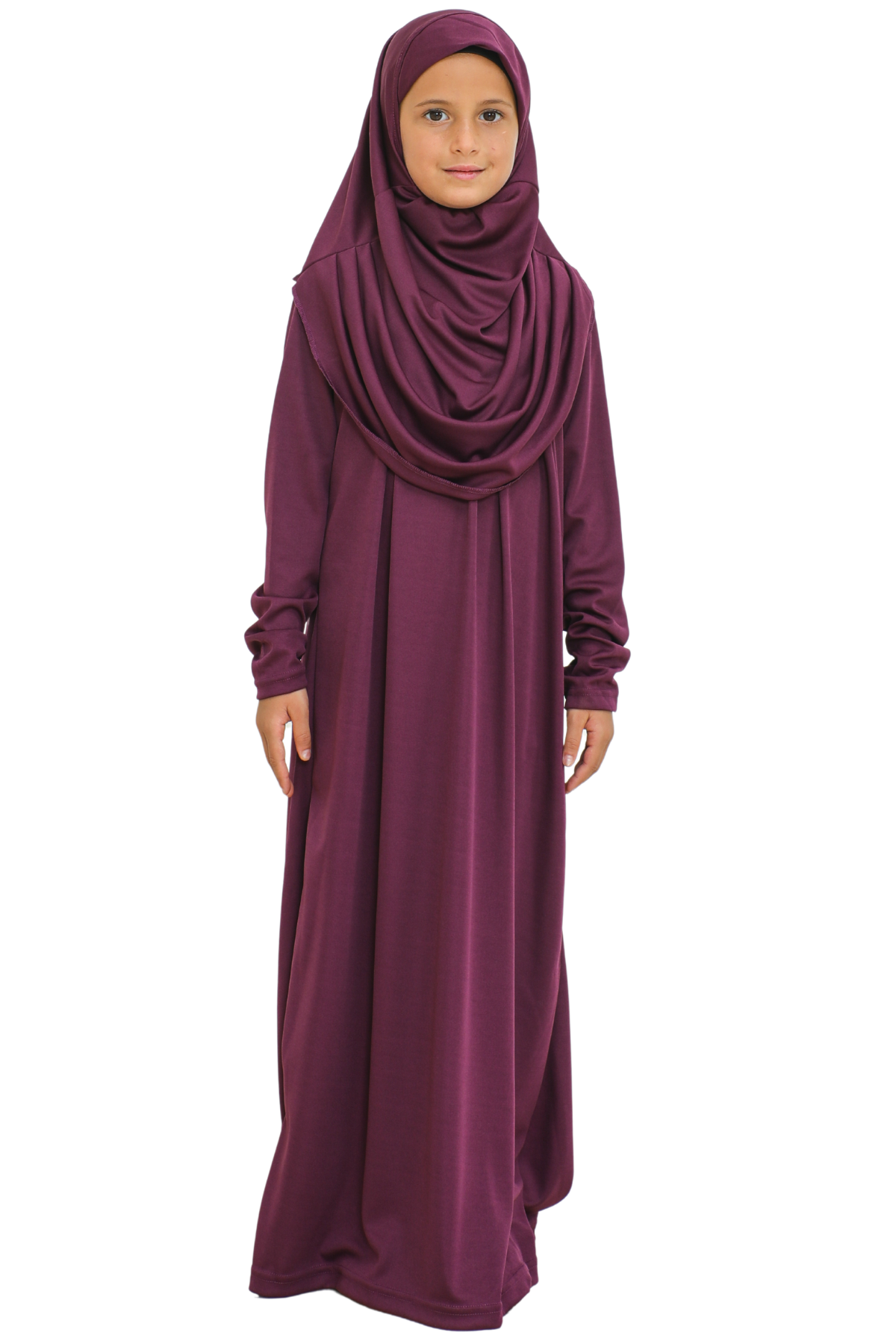 Dress For Girls With Hijab - Black
