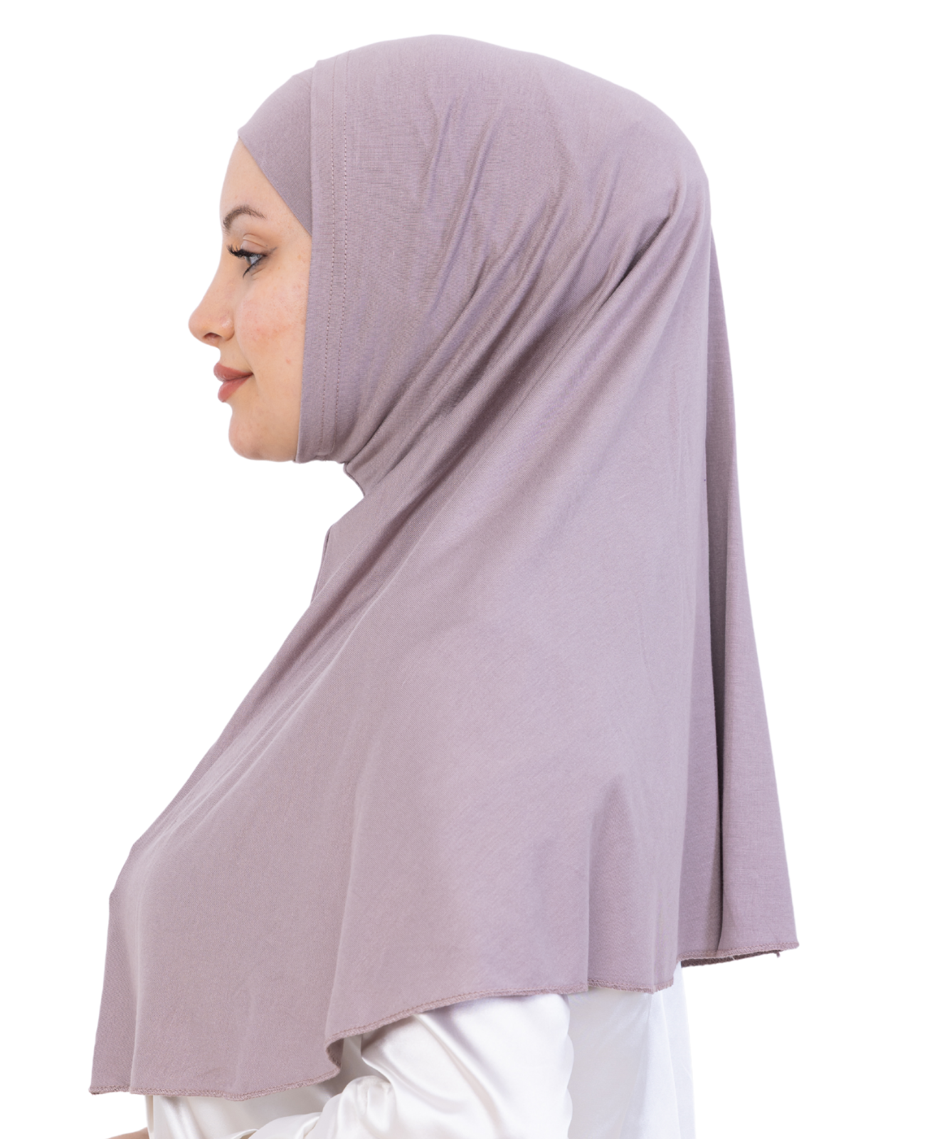Instant Hijab With Cap Non Pleated - Black