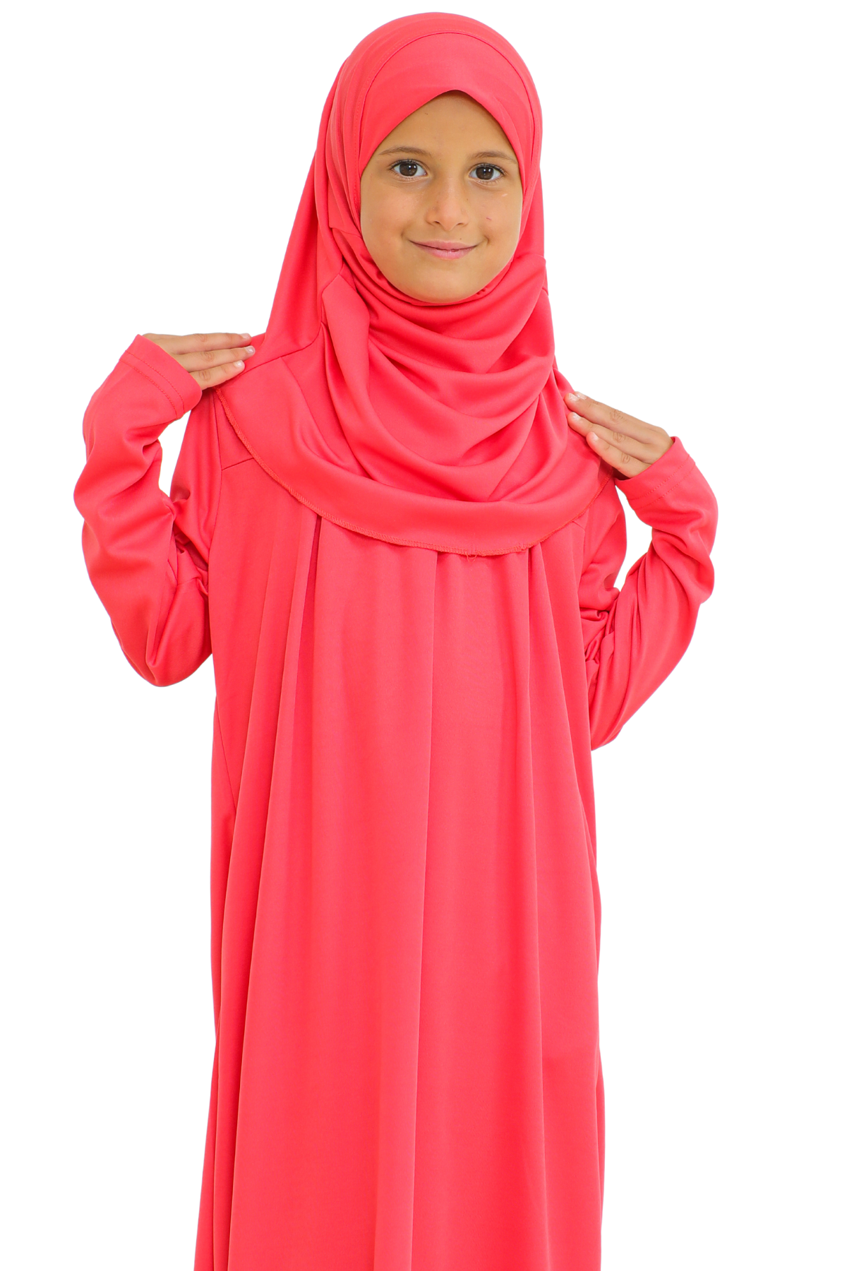 Dress For Girls With Hijab - Black