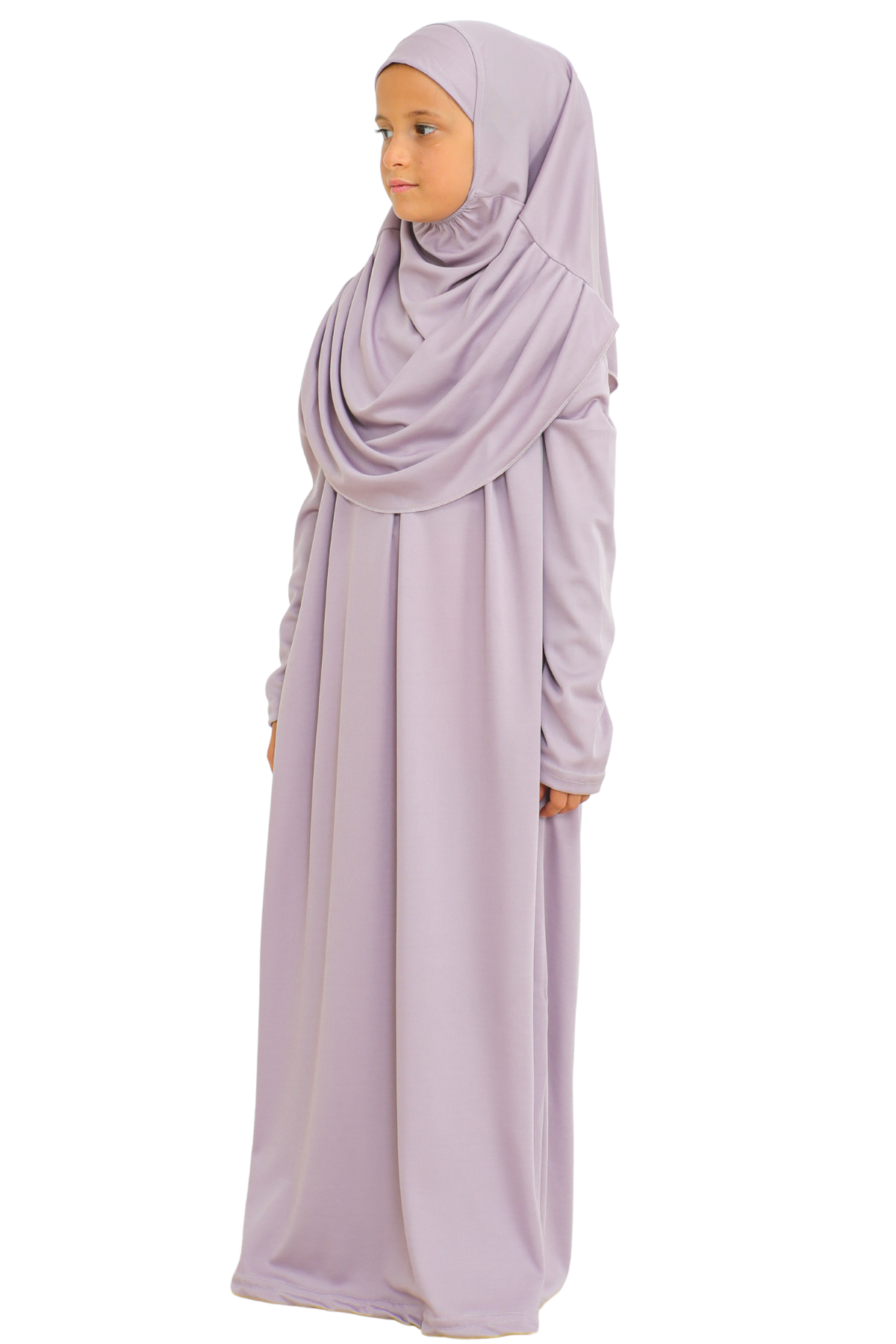 Dress For Girls With Hijab - Black