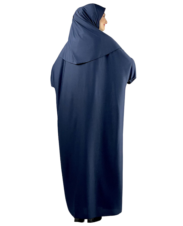 Gebetskleidung für Frauen mit Hijab, muslimische Outfits, lange Robe, Abaya, türkische islamische Kleider, Dubai, Kaftan mit Rosenkranz