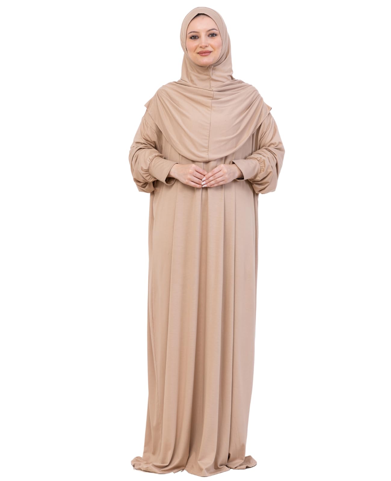 Prien Prayer Dress For Women, Cotton Muslim Abaya, Soft Hijab, Elegant Turkish Islamic Wear For Eid, Ramadan, Umrah, Hajj