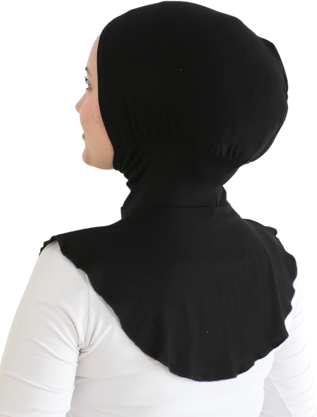 Prien Sport Hijab For Women, Muslim Head Scarf, Flexible Turban Girls, Chic Islamic Wear For Gym, Neck Collar Bonnet Viscose