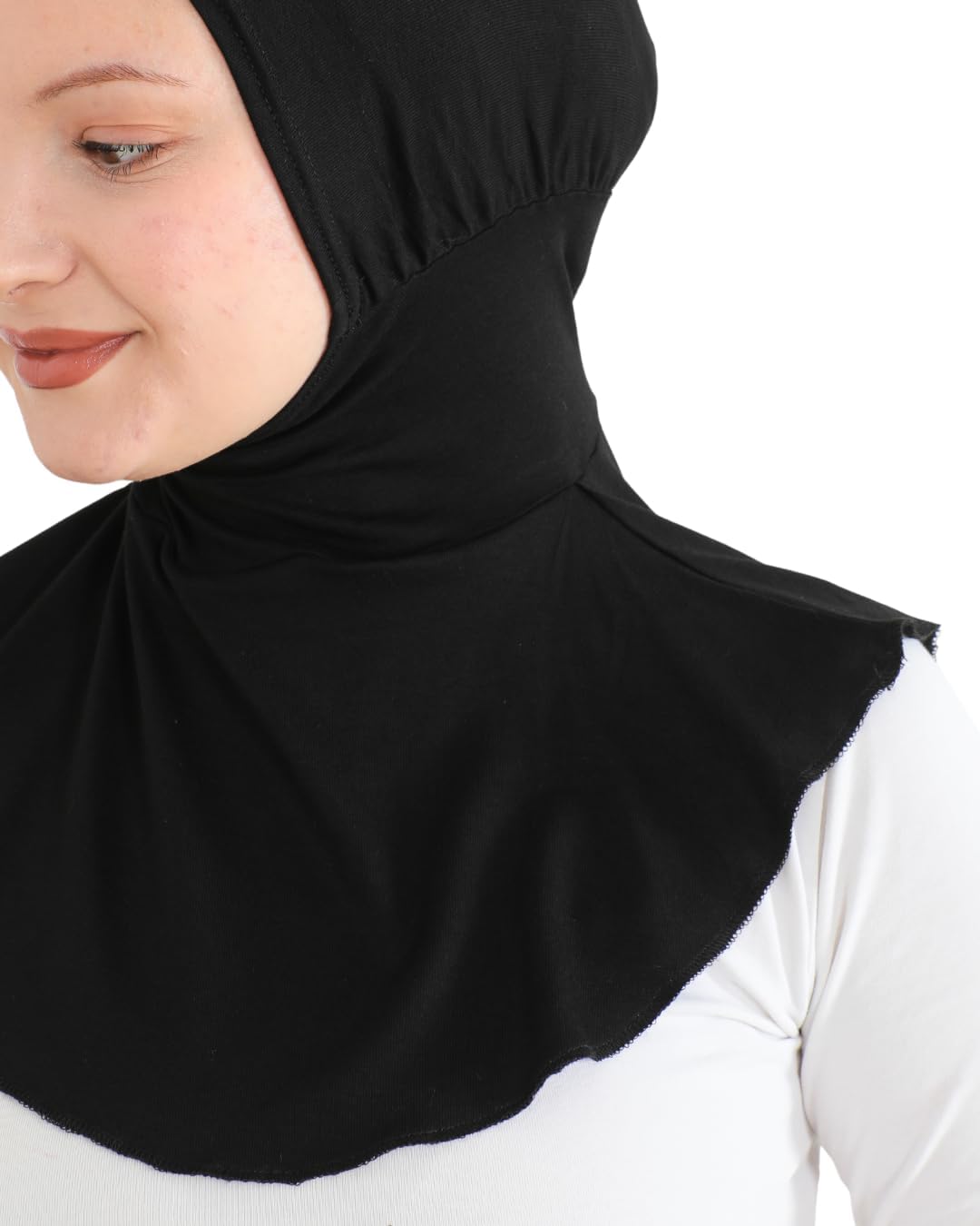 Prien Sport Hijab For Women, Muslim Head Scarf, Flexible Turban Girls, Chic Islamic Wear For Gym, Neck Collar Bonnet Viscose