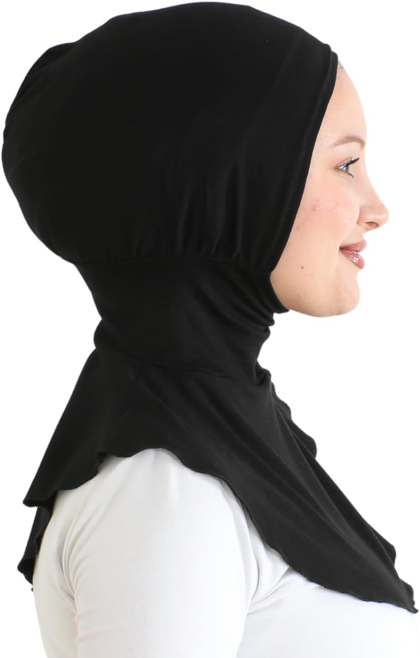 Prien Sport Hijab For Women, Muslim Head Scarf, Flexible Turban Girls, Chic Islamic Wear For Gym, Neck Collar Bonnet Viscose