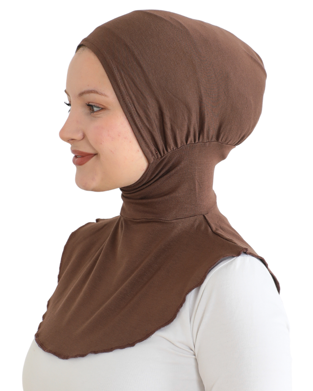 Sport Hijab With Neck Collar - Black