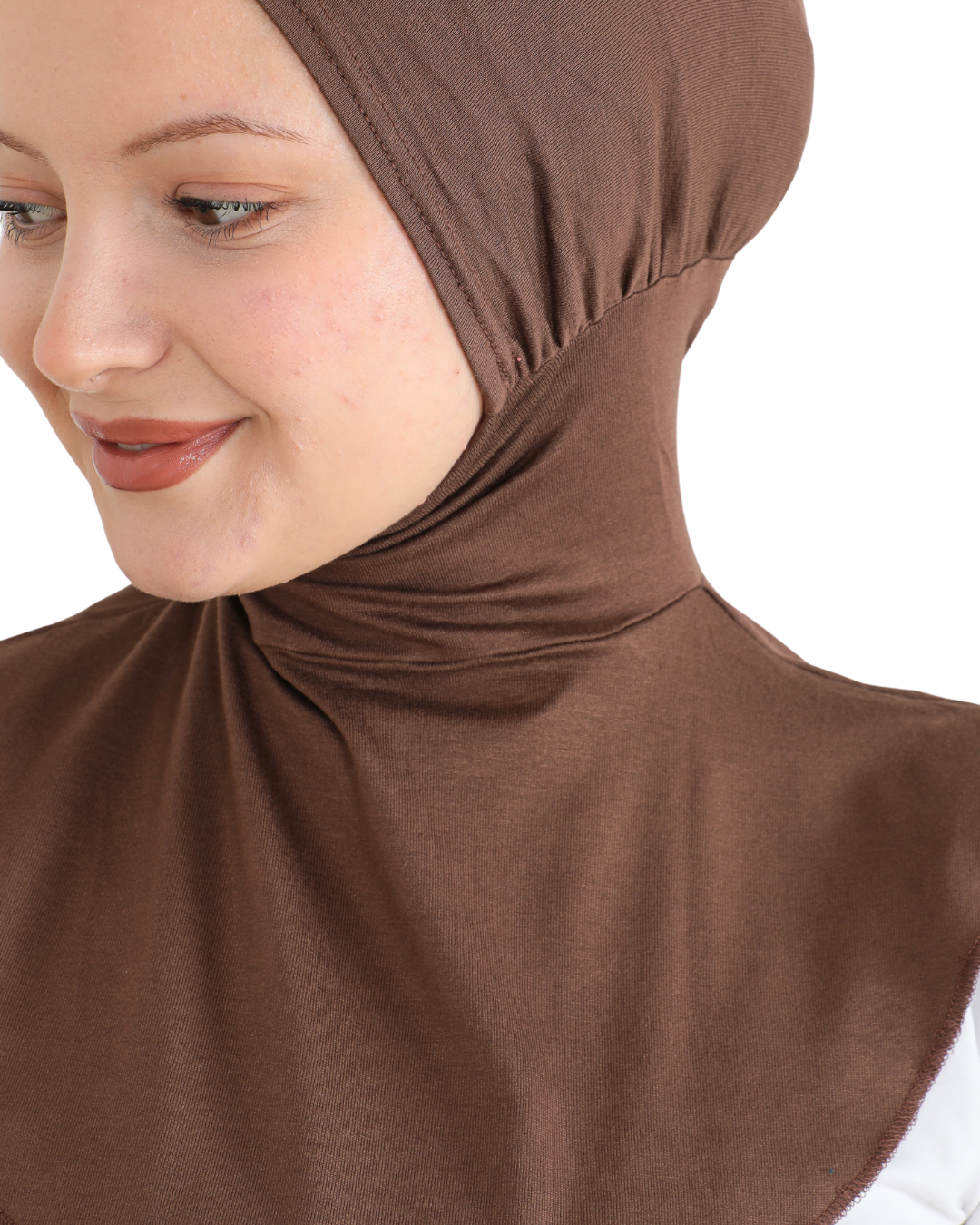 Sport Hijab With Neck Collar - Black