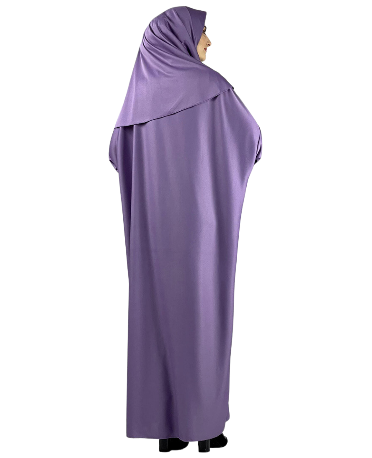 Gebetskleidung für Frauen mit Hijab, muslimische Outfits, lange Robe, Abaya, türkische islamische Kleider, Dubai, Kaftan mit Rosenkranz