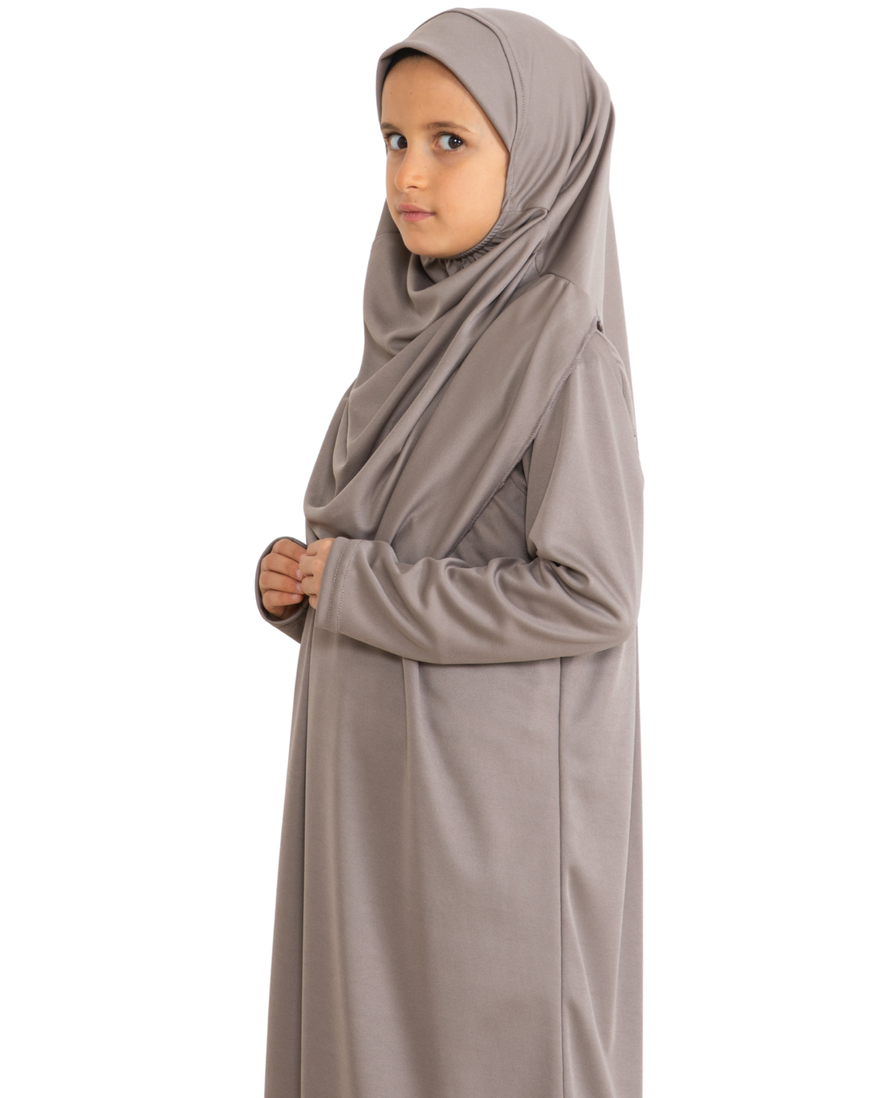 Dress For Girls With Hijab - Black