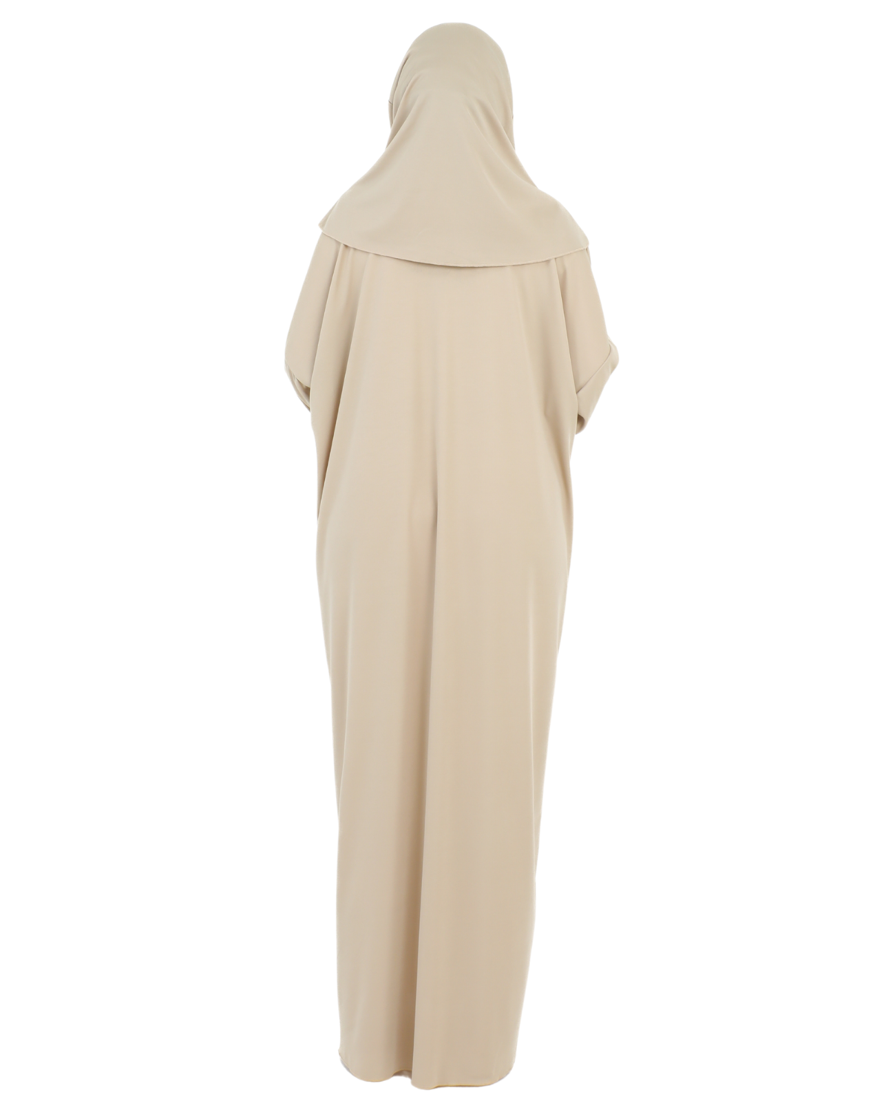 Gebetskleidung für Frauen mit Hijab, muslimische Outfits, lange Robe, Abaya, türkische islamische Kleider, Dubai, Kaftan mit Rosenkranz