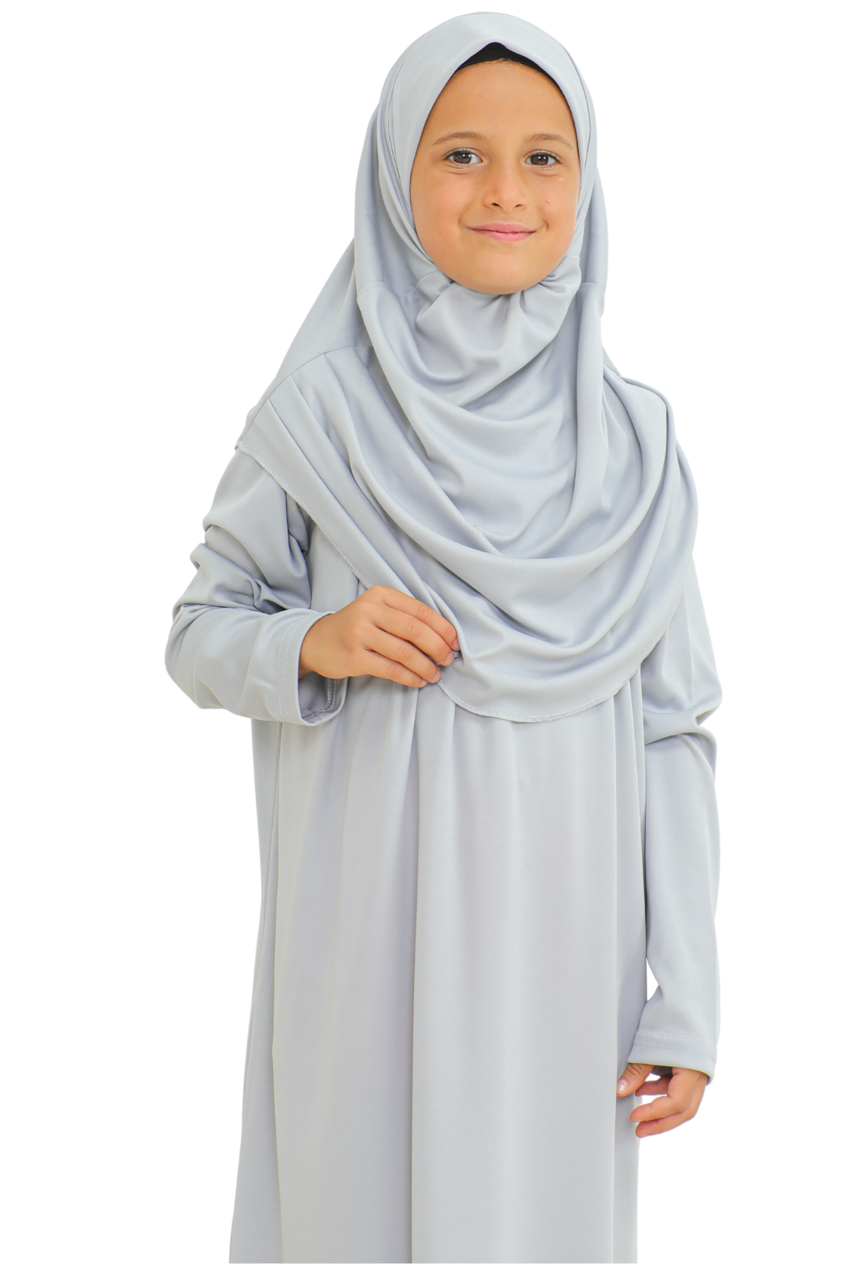 Dress For Girls With Hijab - Black