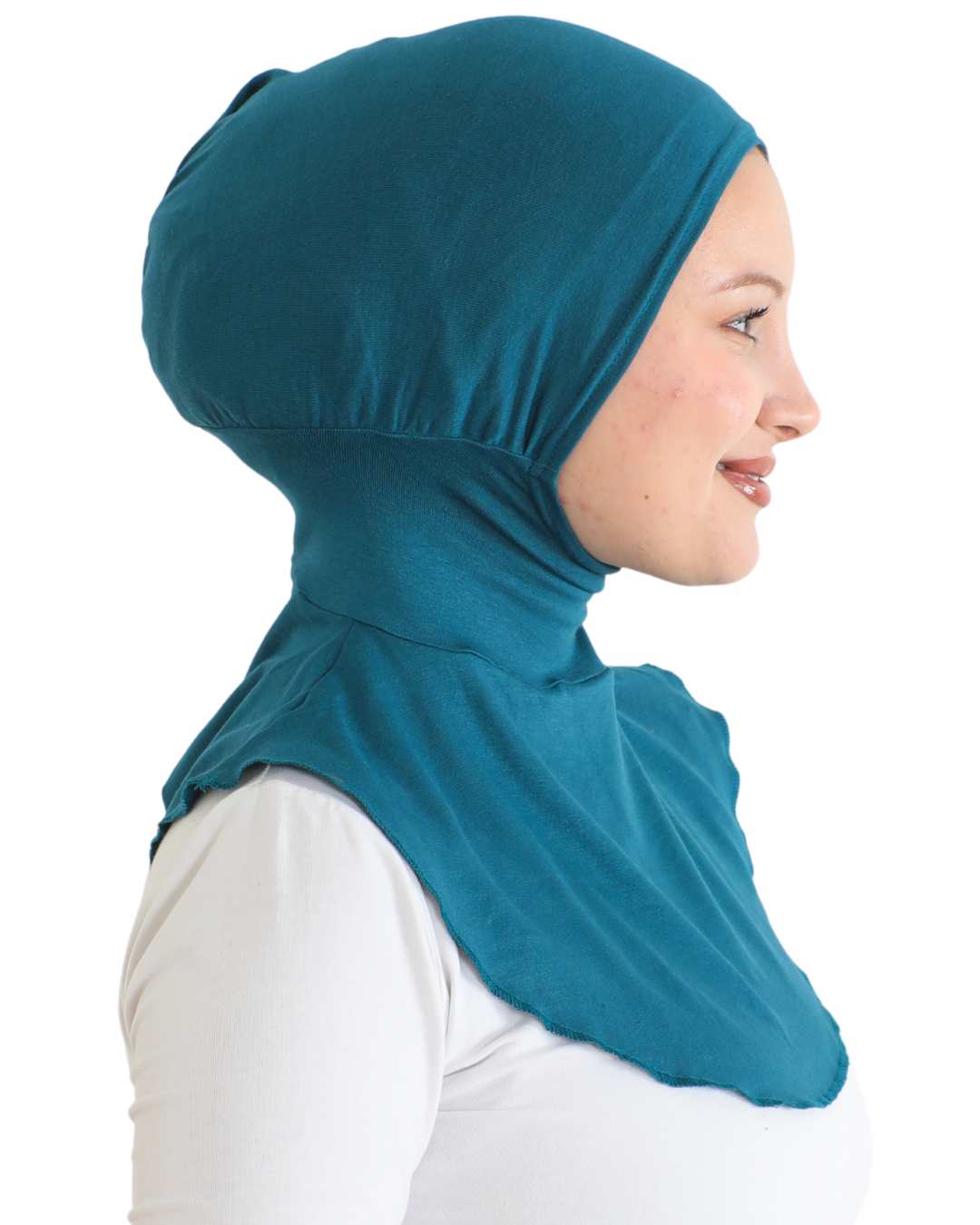 Sport Hijab With Neck Collar - Black