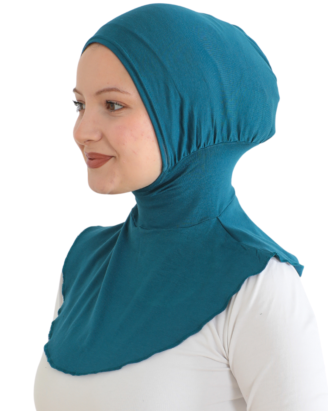 Sport Hijab With Neck Collar - Black